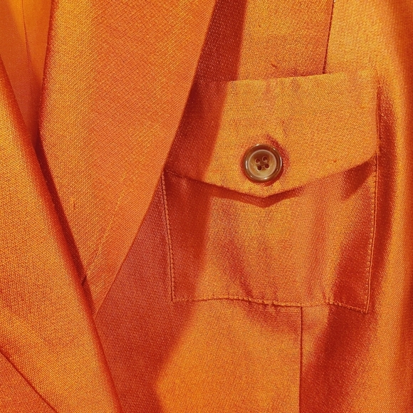 Anne Klein 100% silk blazer size 10 - Picture 10 of 12